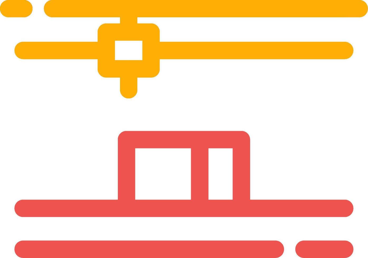 3D Printing Creative Icon Design vector
