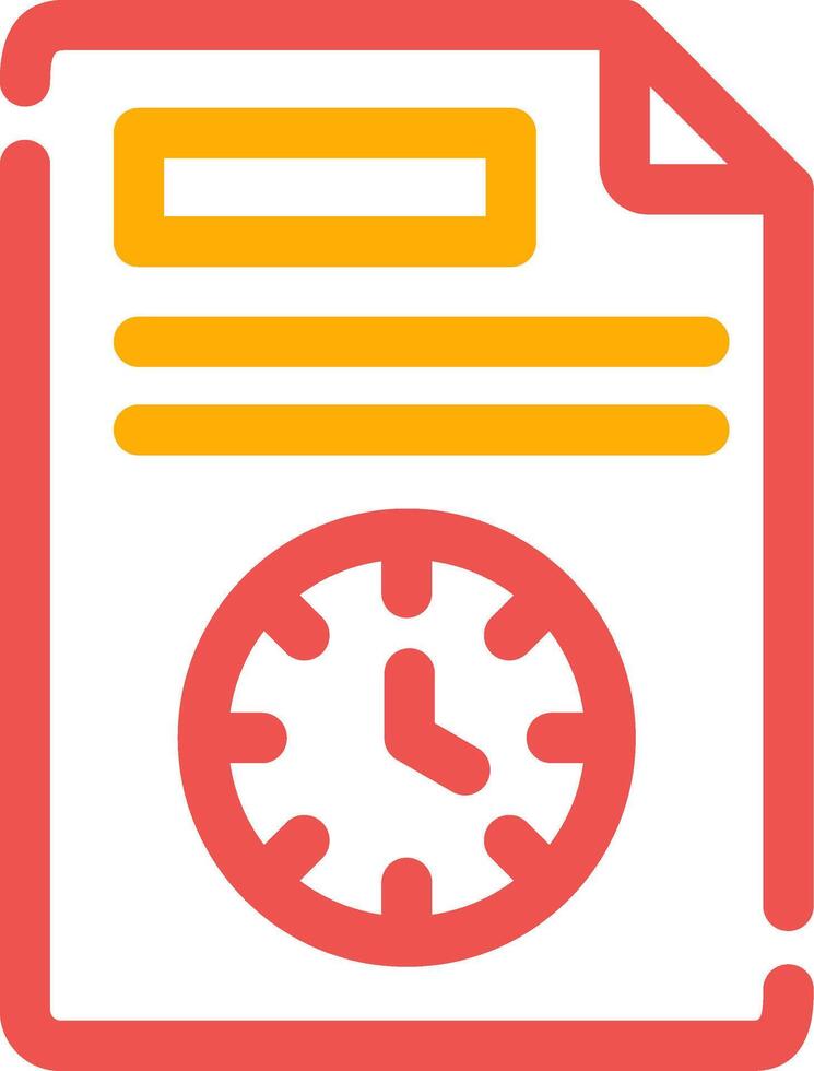 Schedule Creative Icon Design vector