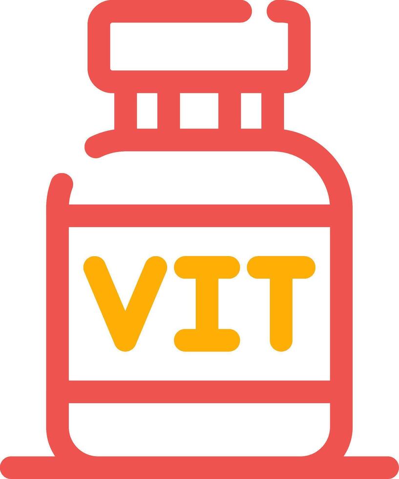 Vitamins Creative Icon Design vector