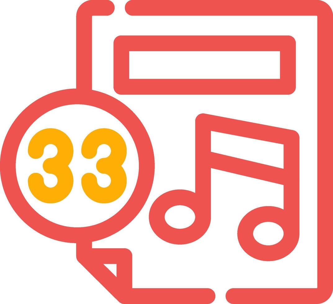 diseño de icono creativo de partitura musical vector