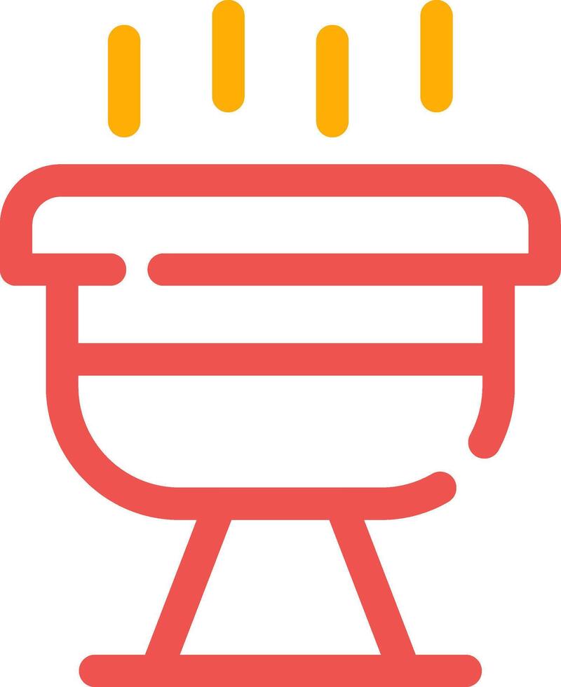 diseño de icono creativo de barbacoa vector