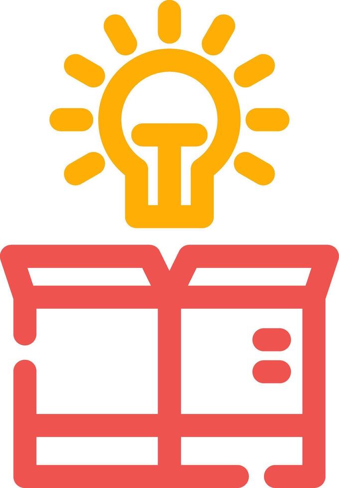Think Out Of The Box Creative Icon Design vector