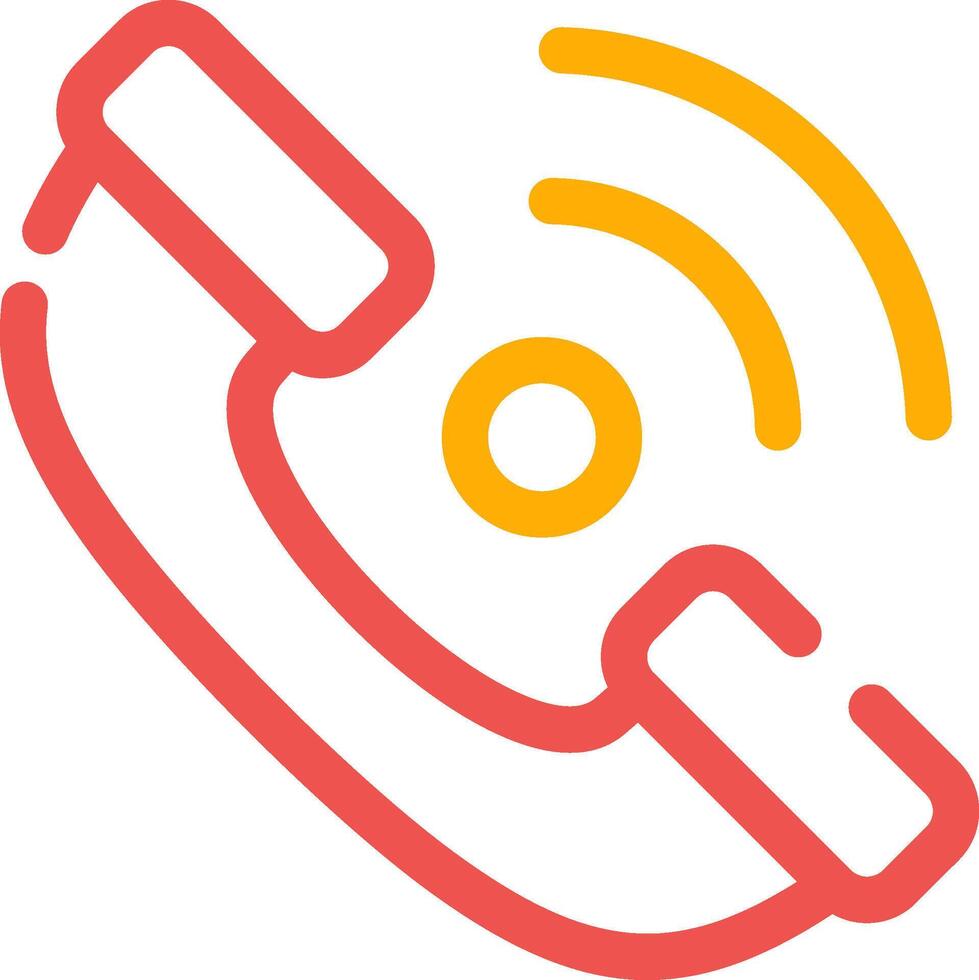 Phone Receiver Creative Icon Design vector