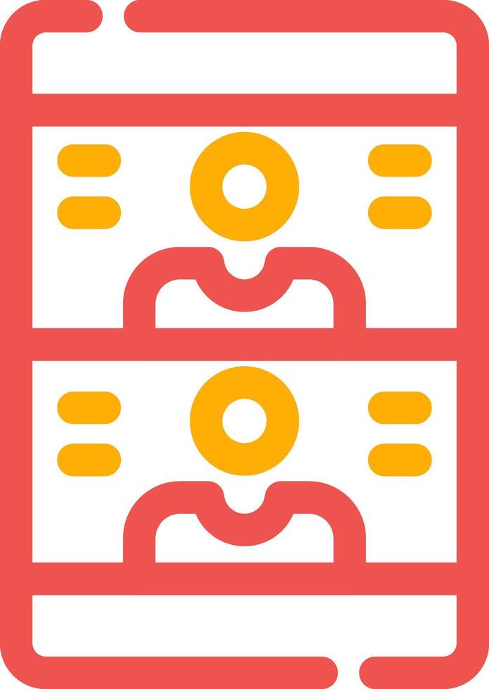 Videocall Creative Icon Design vector