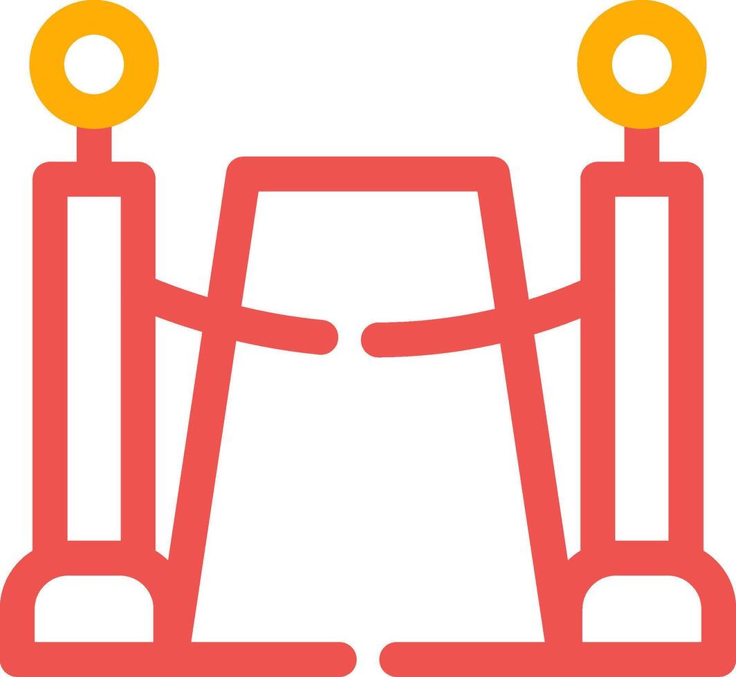 Red Carpet Creative Icon Design vector