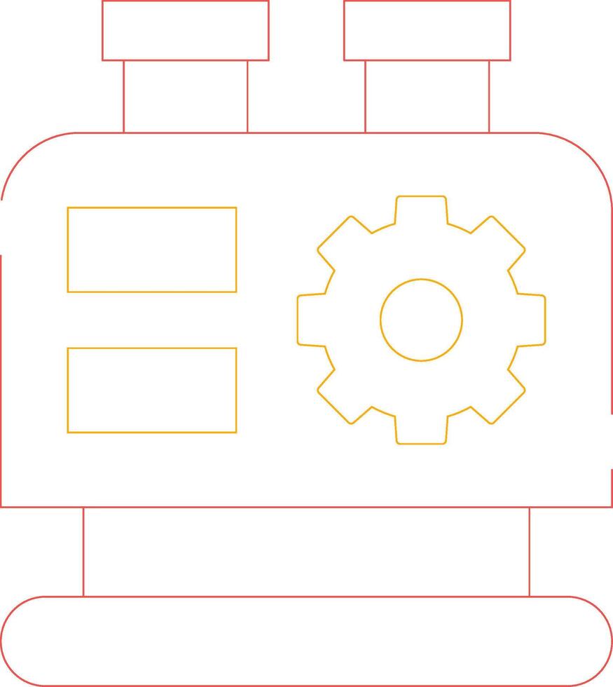 Machinery Creative Icon Design vector