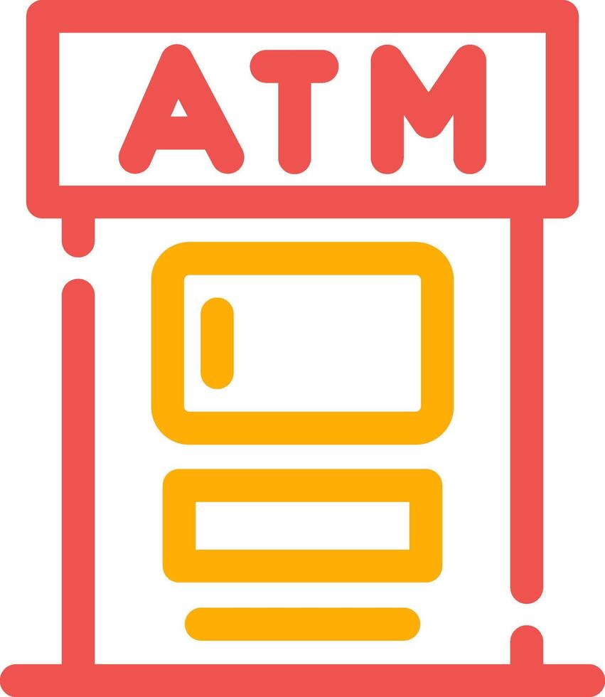 ATM Creative Icon Design vector