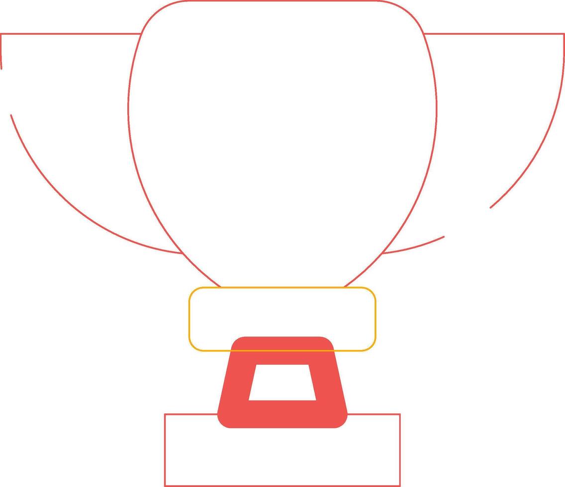 Trophy Creative Icon Design vector