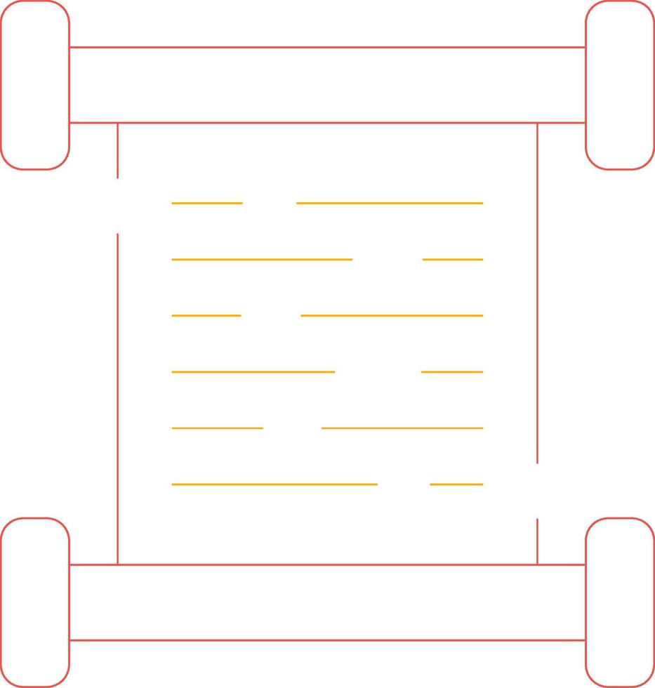 Scroll Creative Icon Design vector
