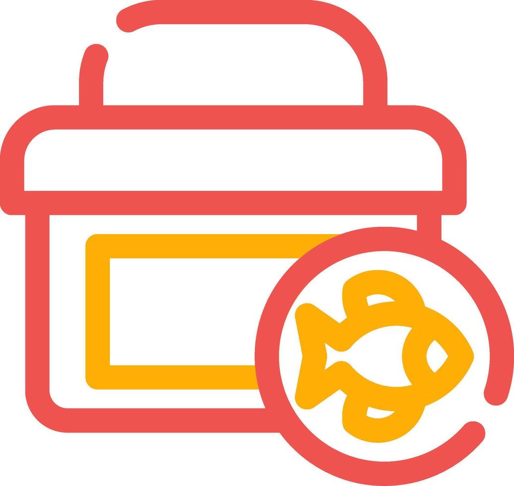 Tackle Box Creative Icon Design vector