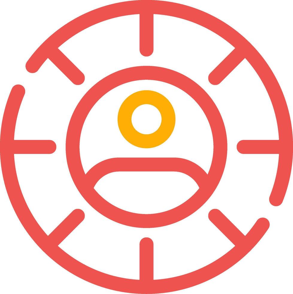 Targeting Creative Icon Design vector