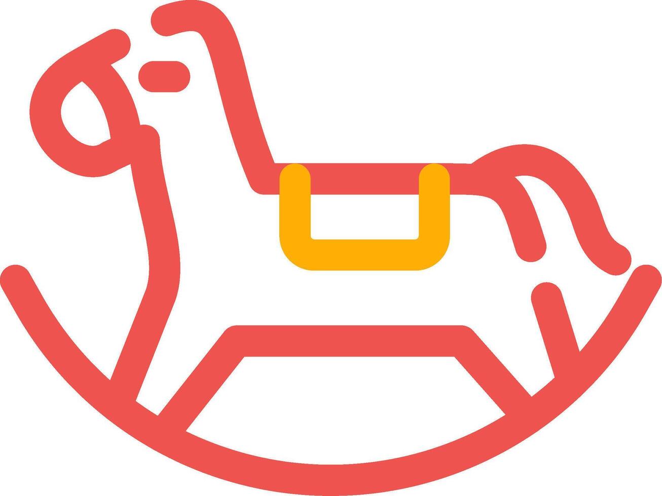 Toy Horse Creative Icon Design vector