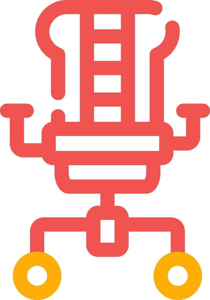 Gaming Chair Creative Icon Design vector