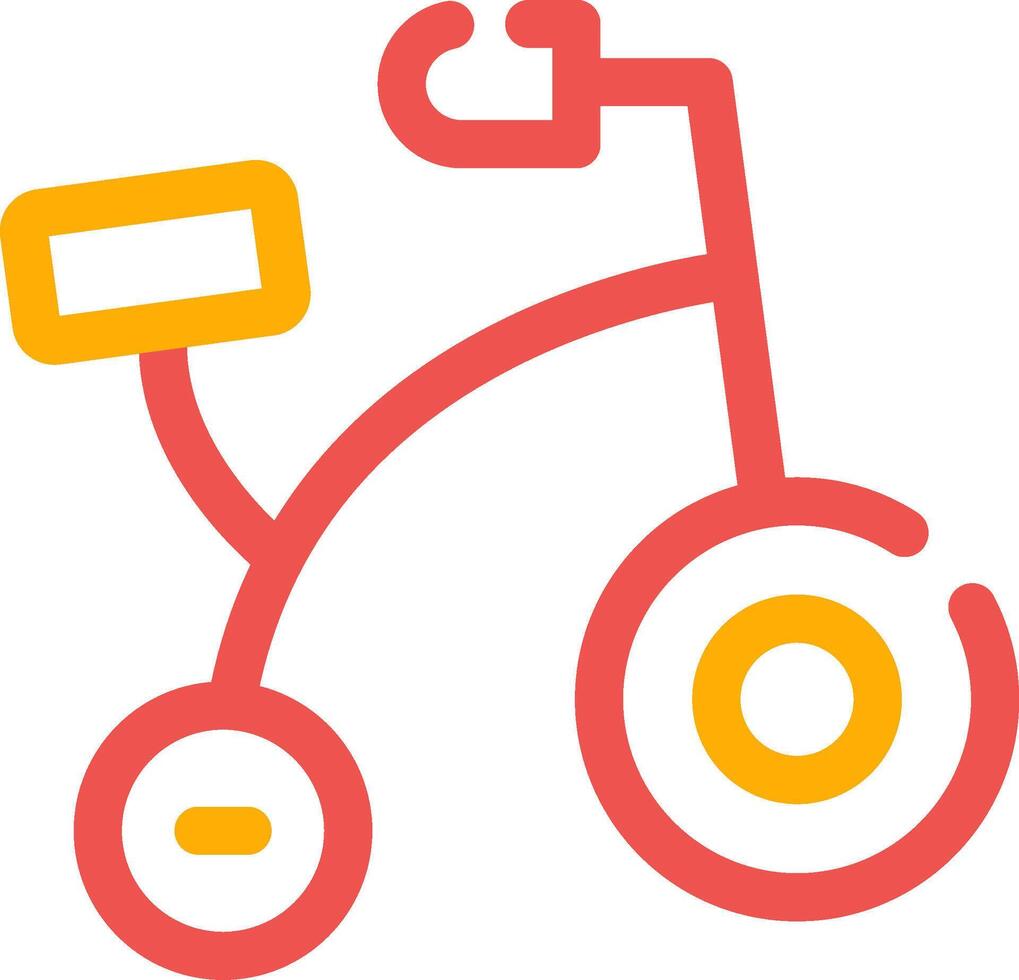 Bike Toy Creative Icon Design vector