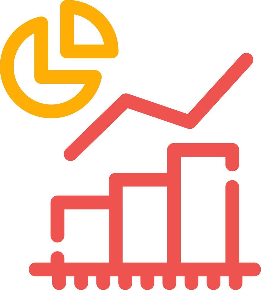 Statistical Analysis Creative Icon Design vector