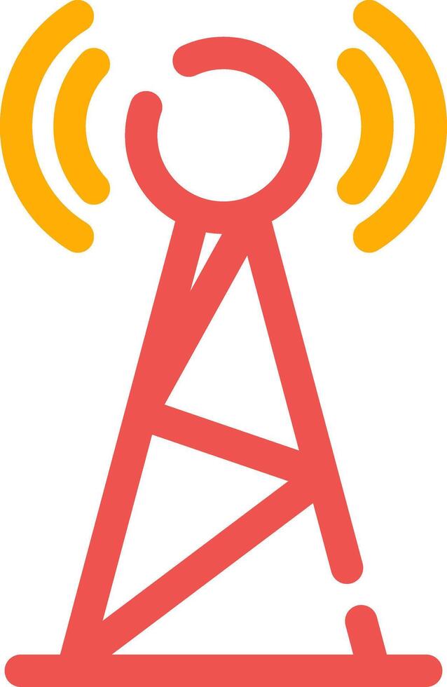 Radio Broadcast Creative Icon Design vector