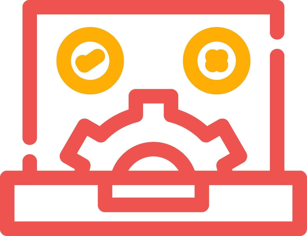 QA Testing Creative Icon Design vector