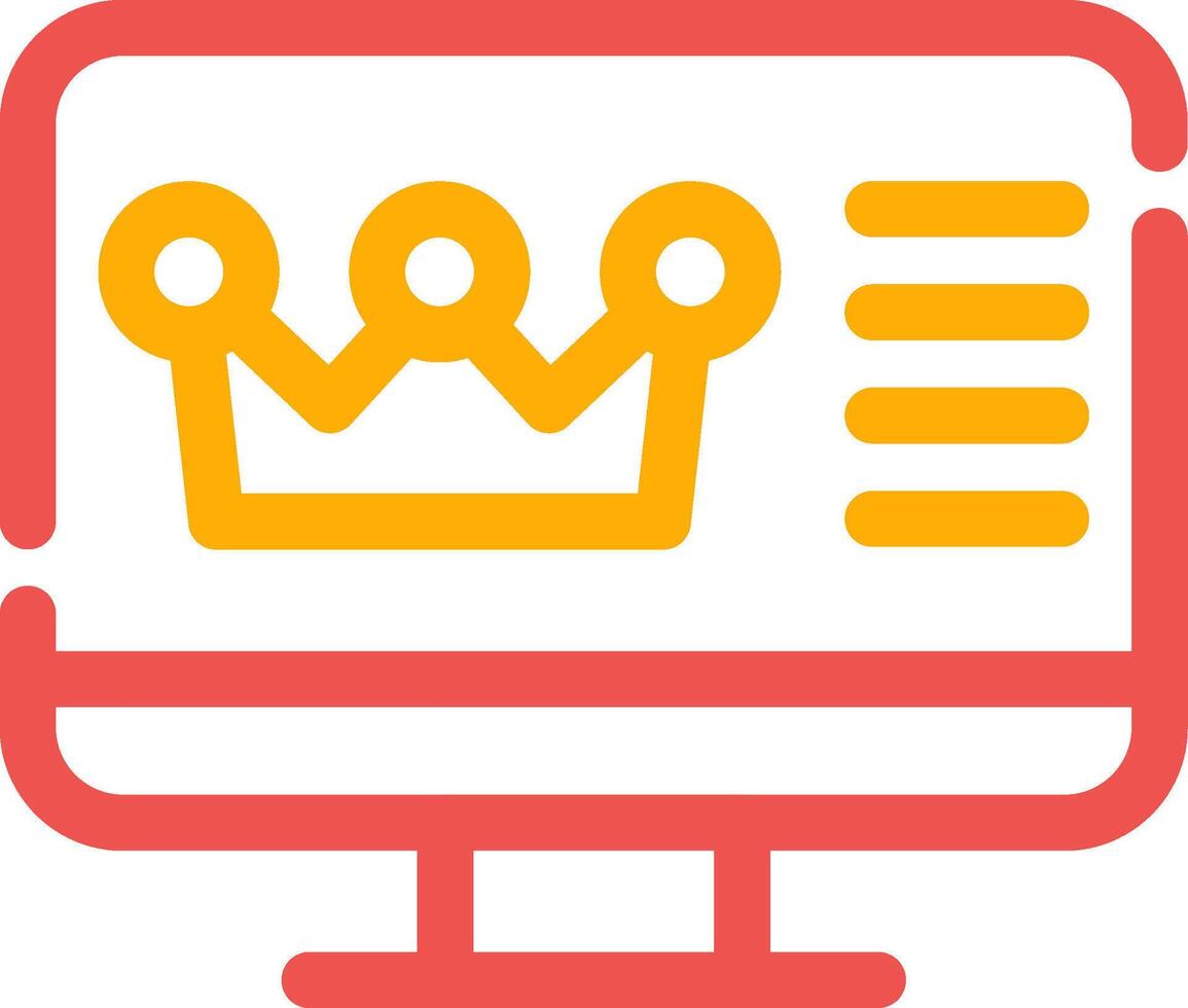 Premium Content Creative Icon Design vector