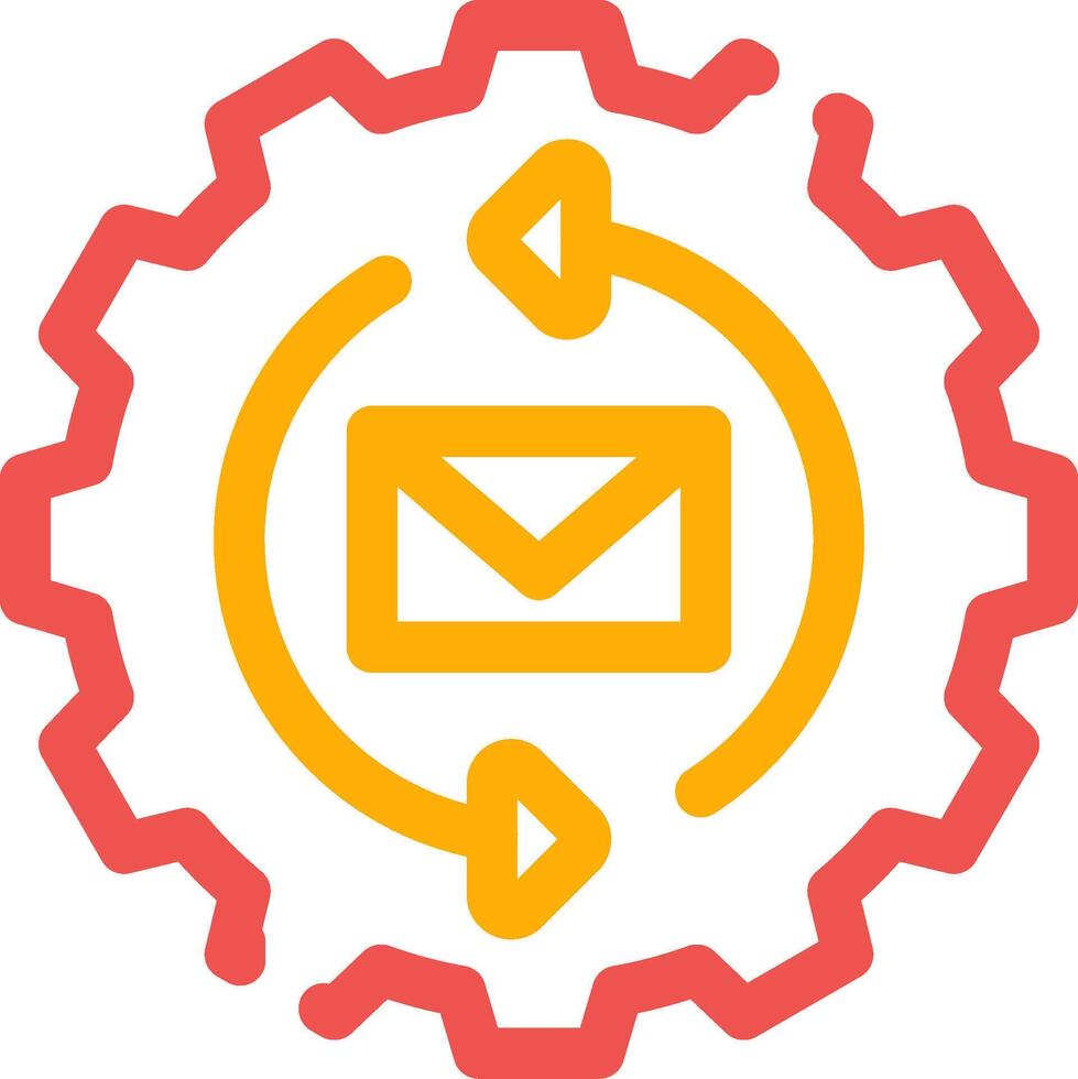 Marketing Automation Creative Icon Design vector