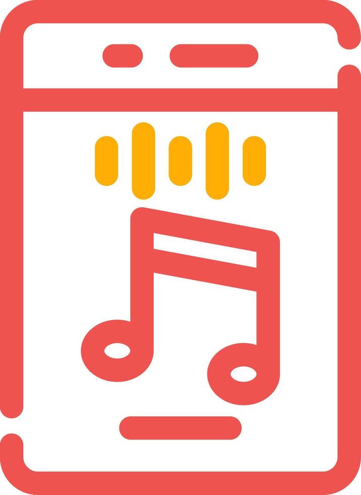 Vertical Rhythm Creative Icon Design vector