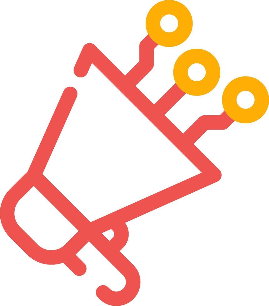 Content Marketer Creative Icon Design vector