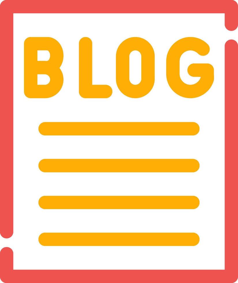 Blogging Creative Icon Design vector