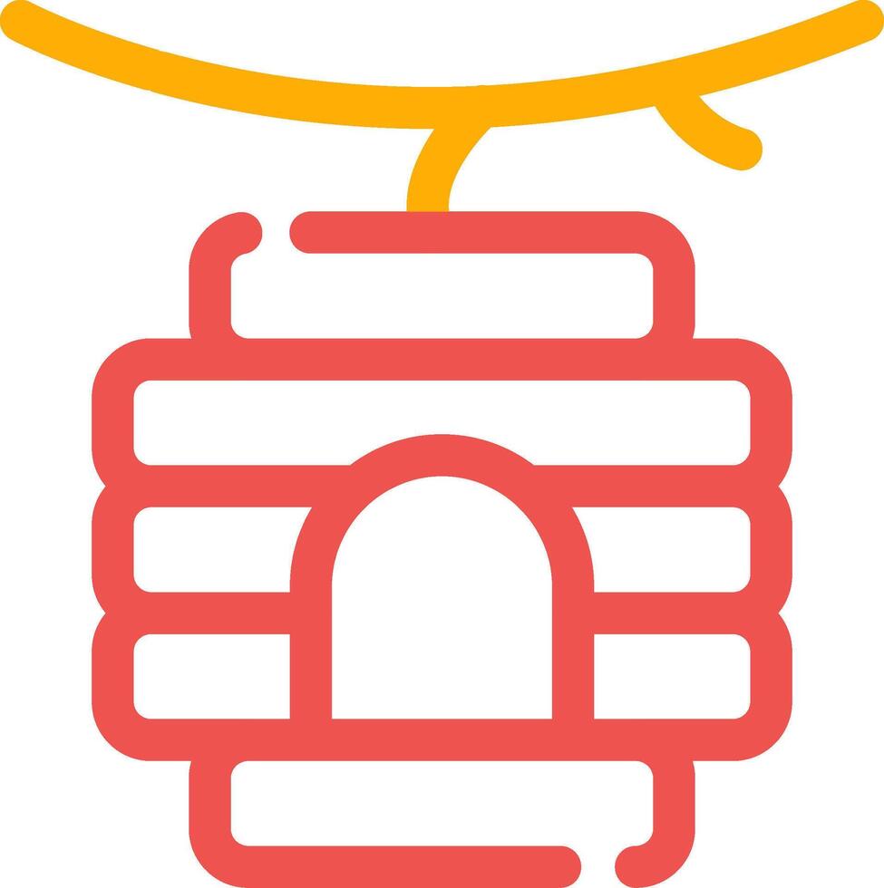 Bee Hive Creative Icon Design vector