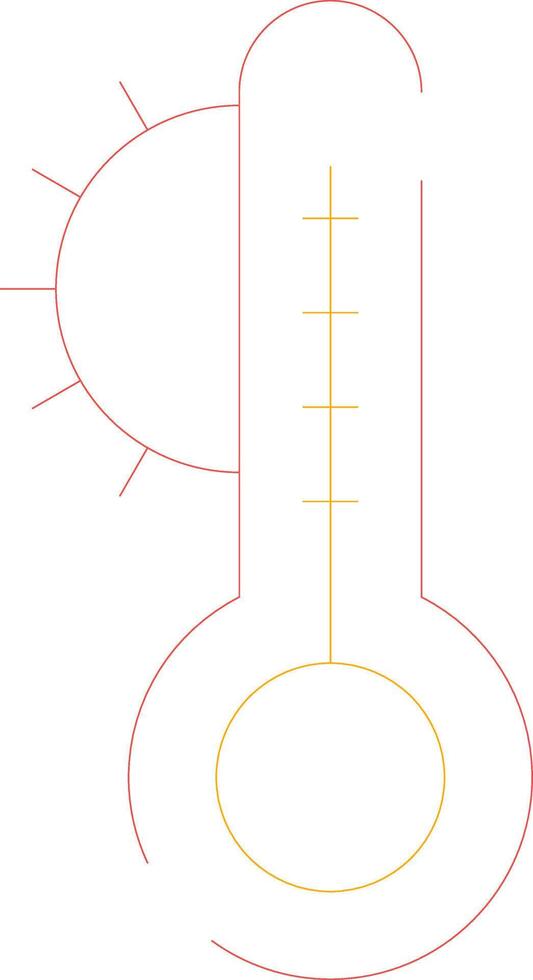 Temperature Creative Icon Design vector