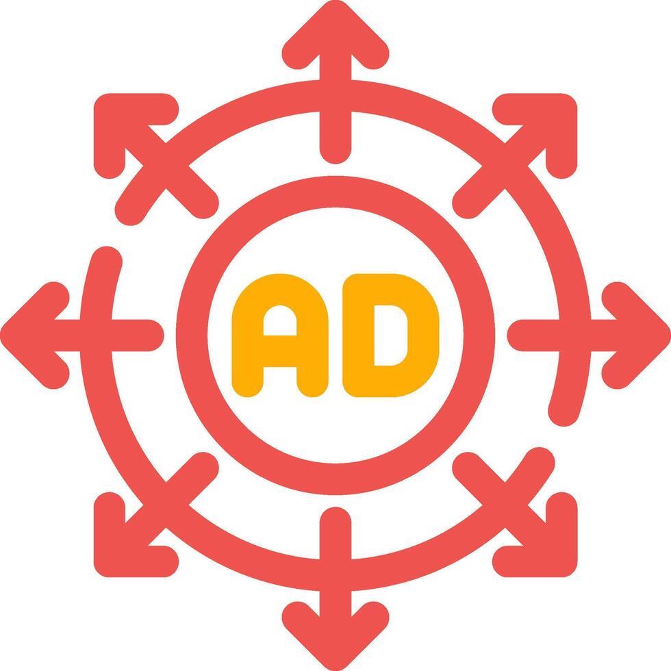 Advertising Submission Creative Icon Design vector