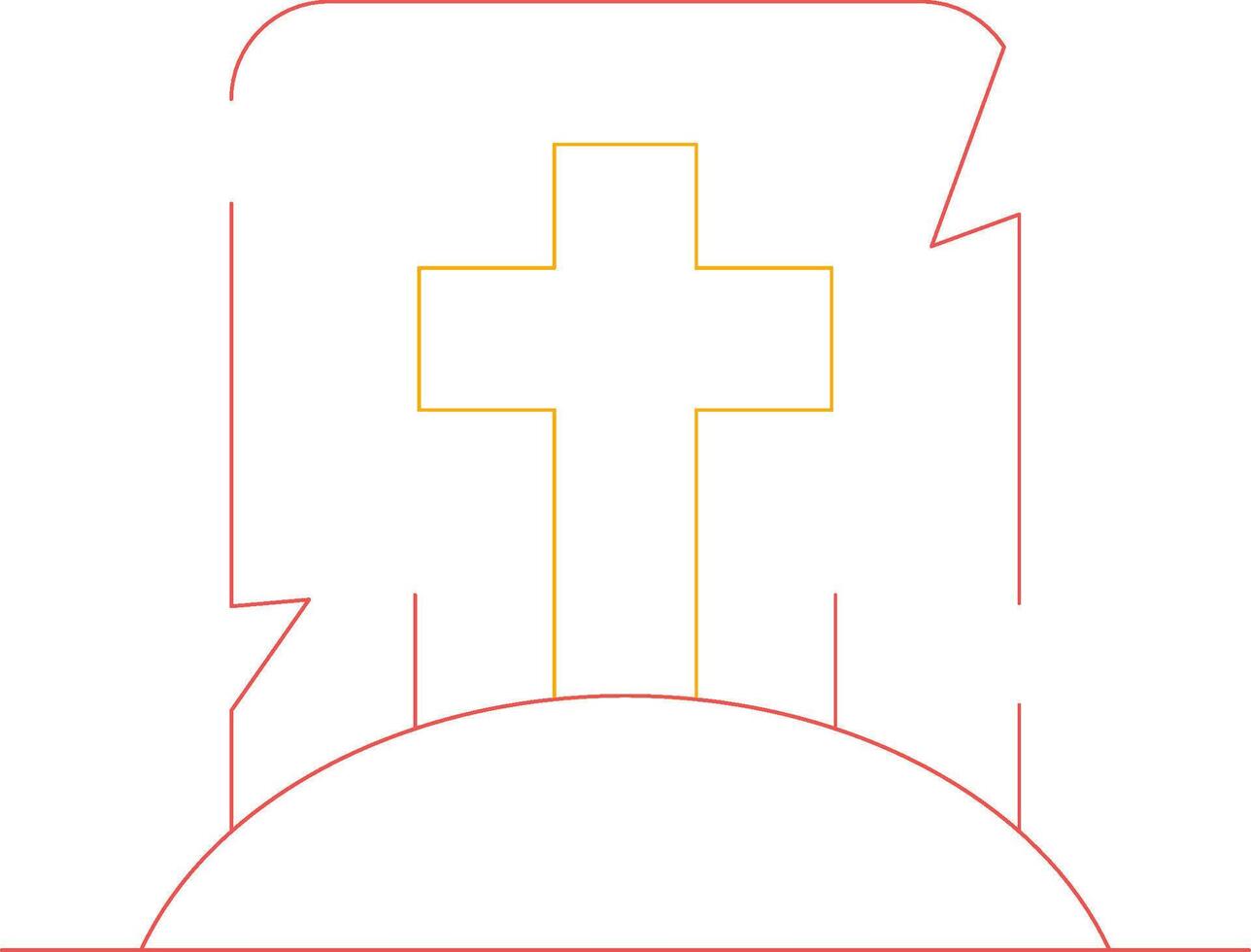 Tomb Creative Icon Design vector