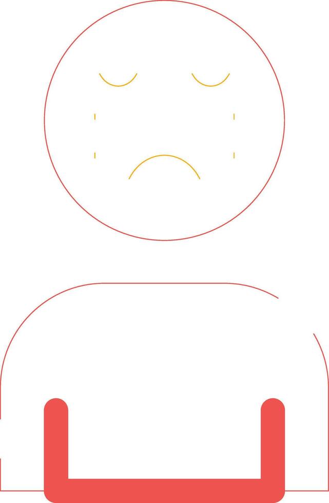 Tears Creative Icon Design vector