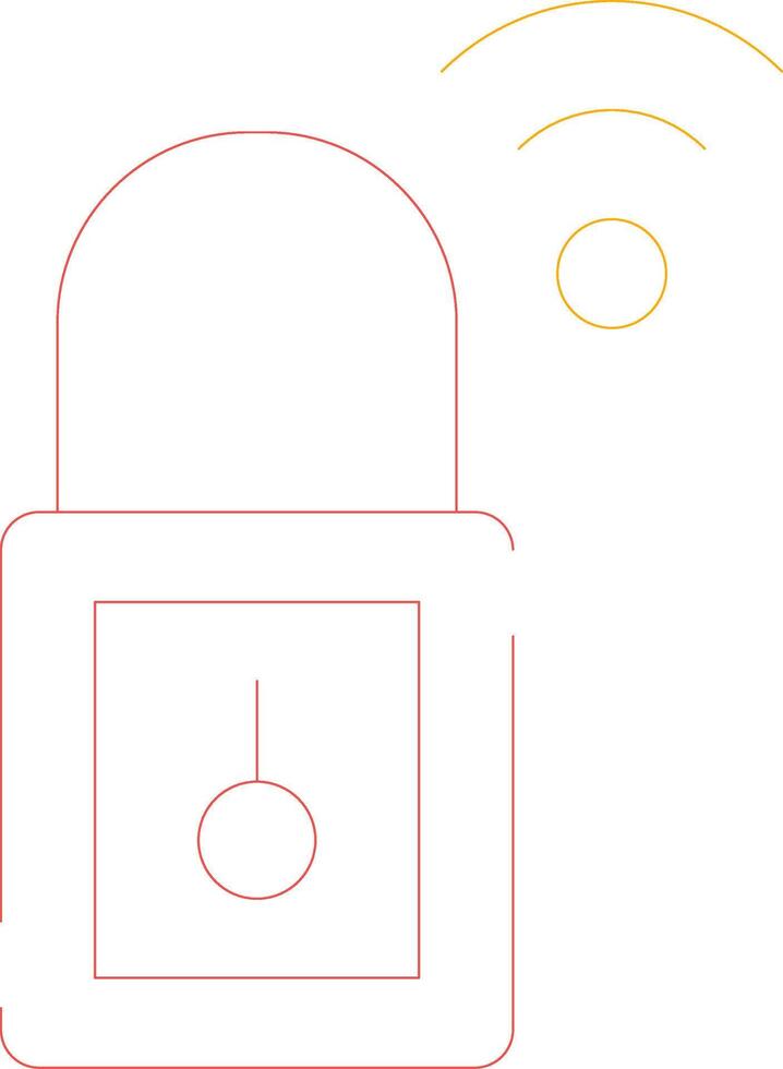 Smart Security Creative Icon Design vector