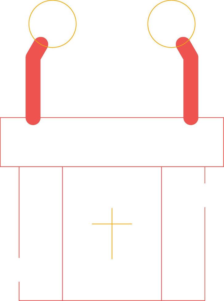 Pulpit Creative Icon Design vector