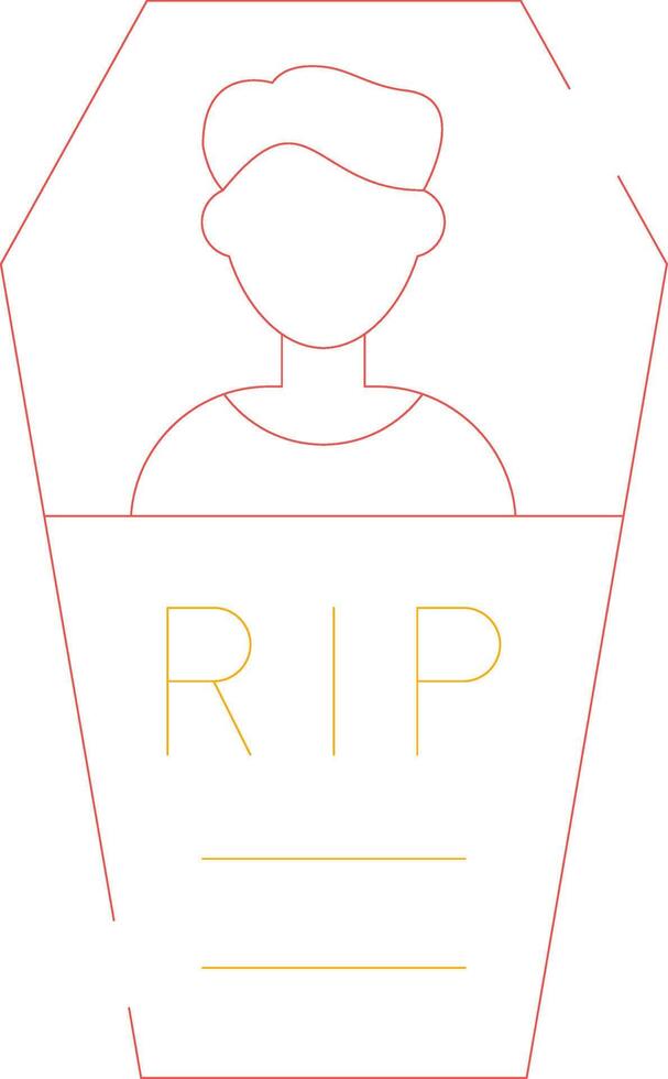 People Coffin Creative Icon Design vector