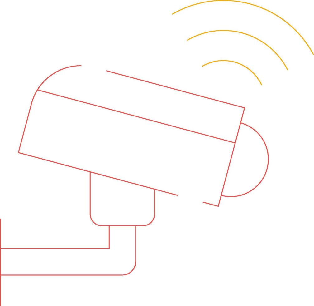 Smart CCTV Creative Icon Design vector