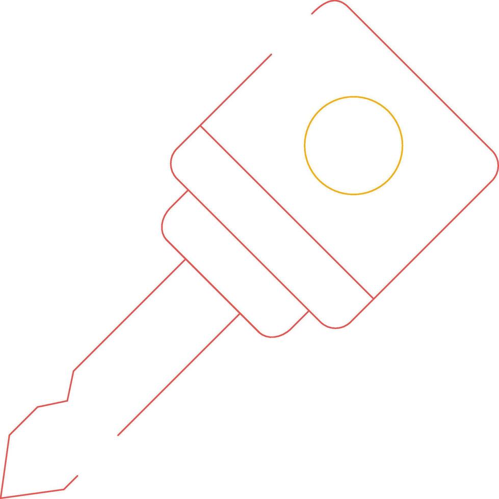 Key Creative Icon Design vector