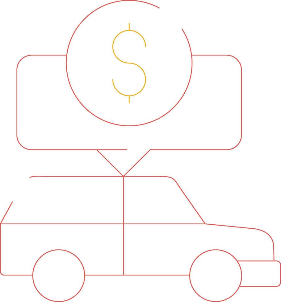 Fare Creative Icon Design vector