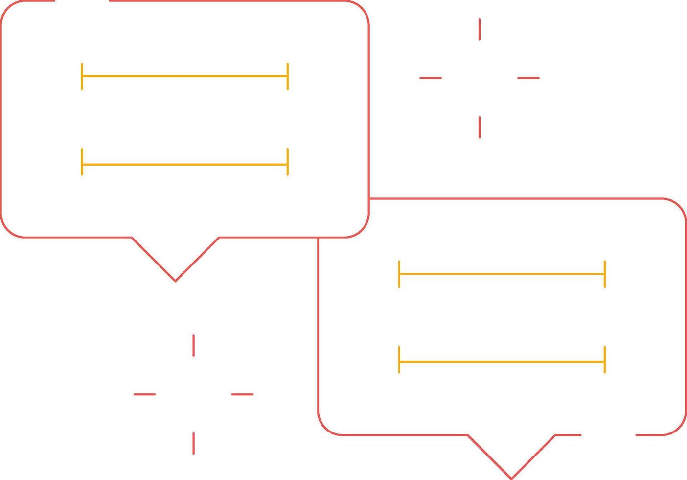 Conversation Creative Icon Design vector