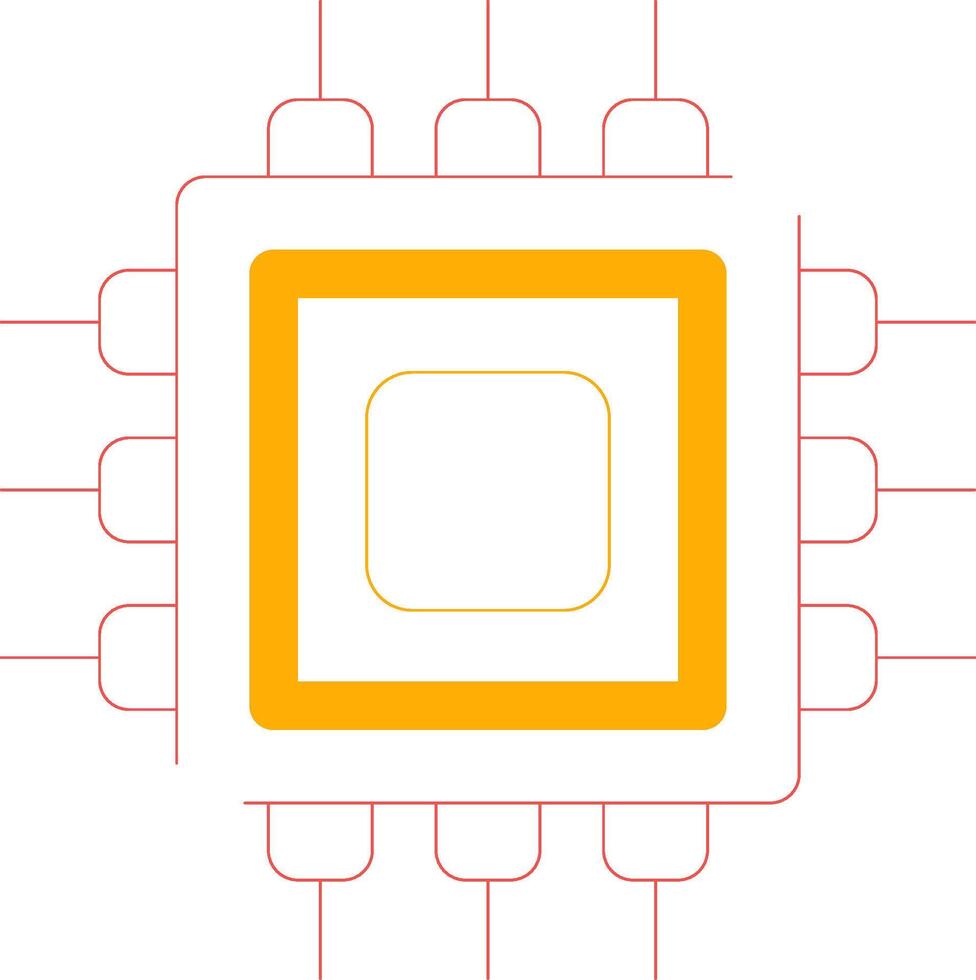 Processor Creative Icon Design vector