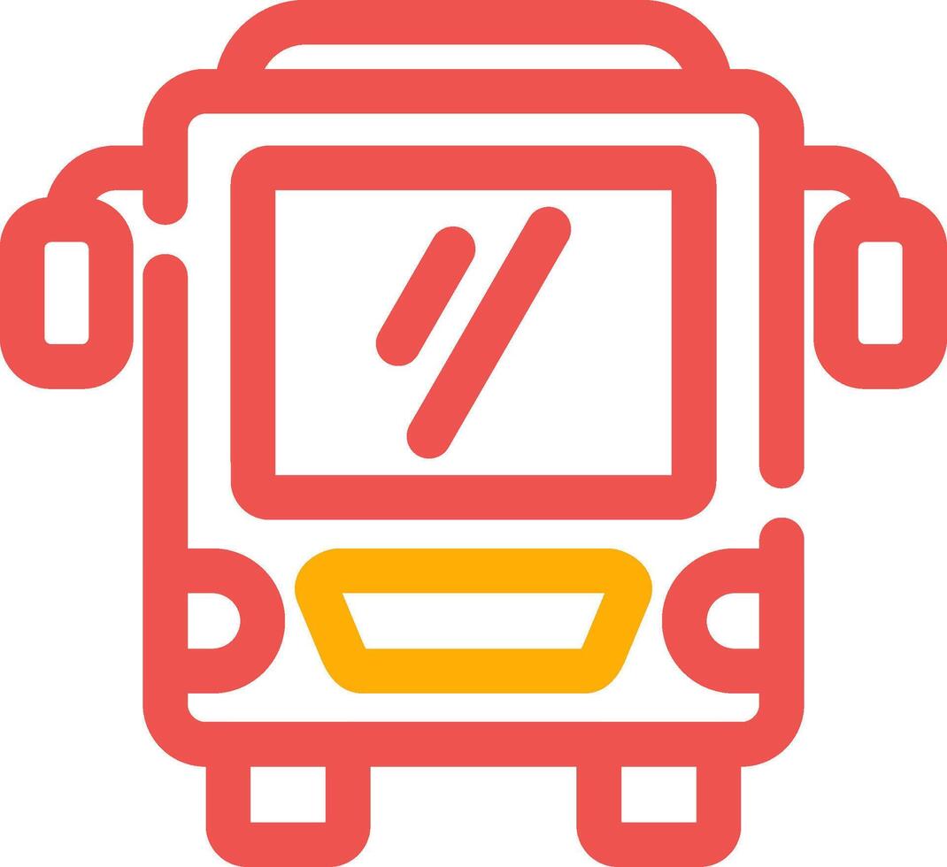 diseño de icono creativo de autobús vector