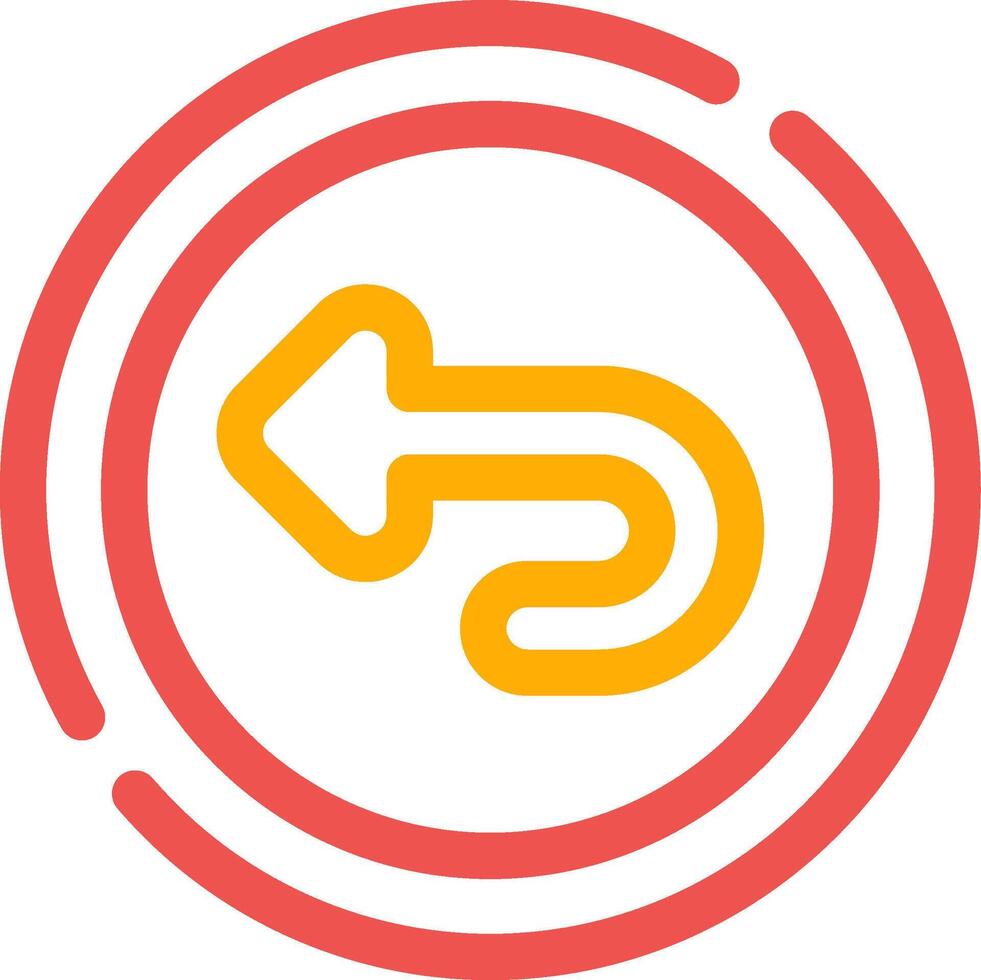 Undo Creative Icon Design vector
