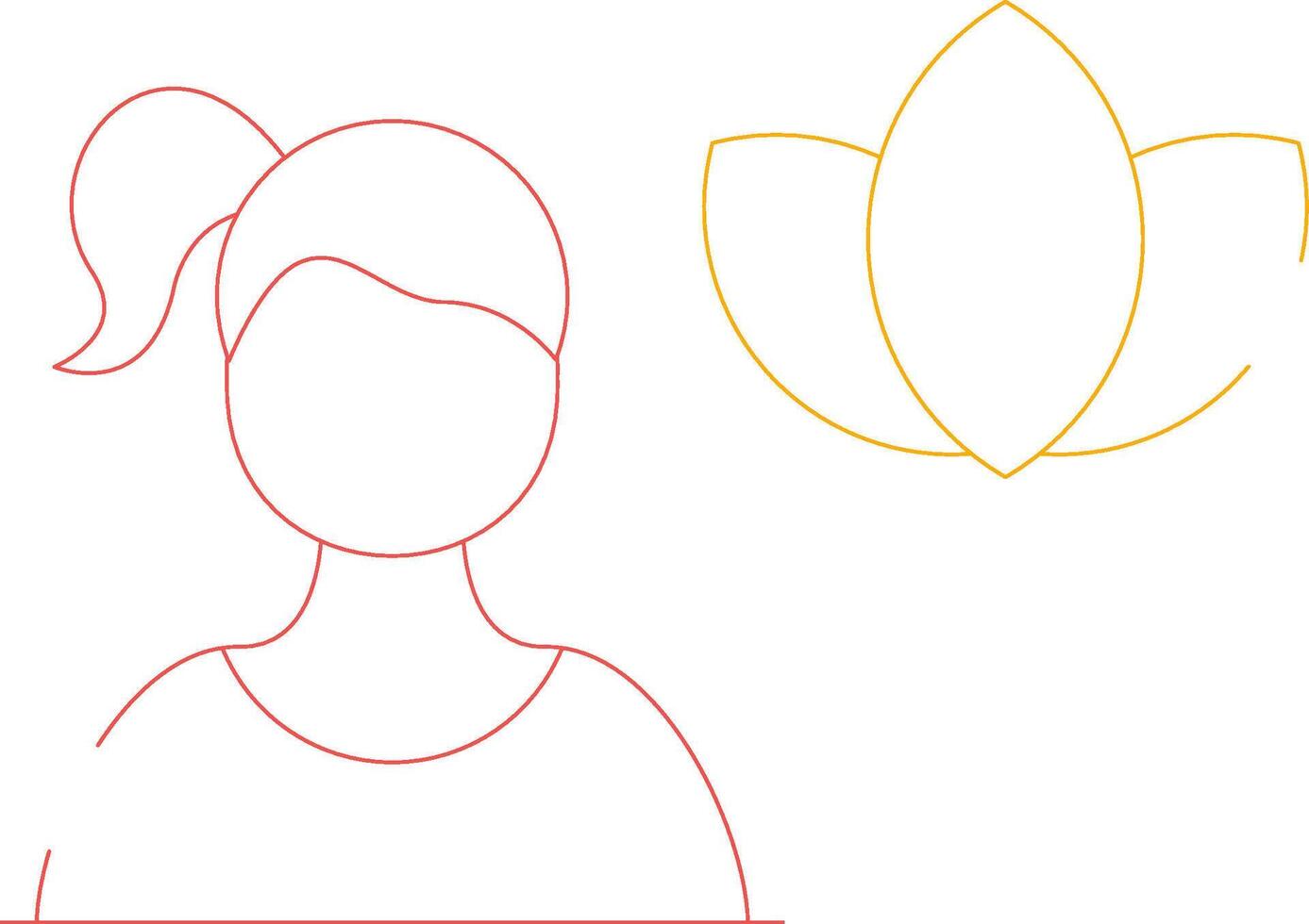Meditation Creative Icon Design vector