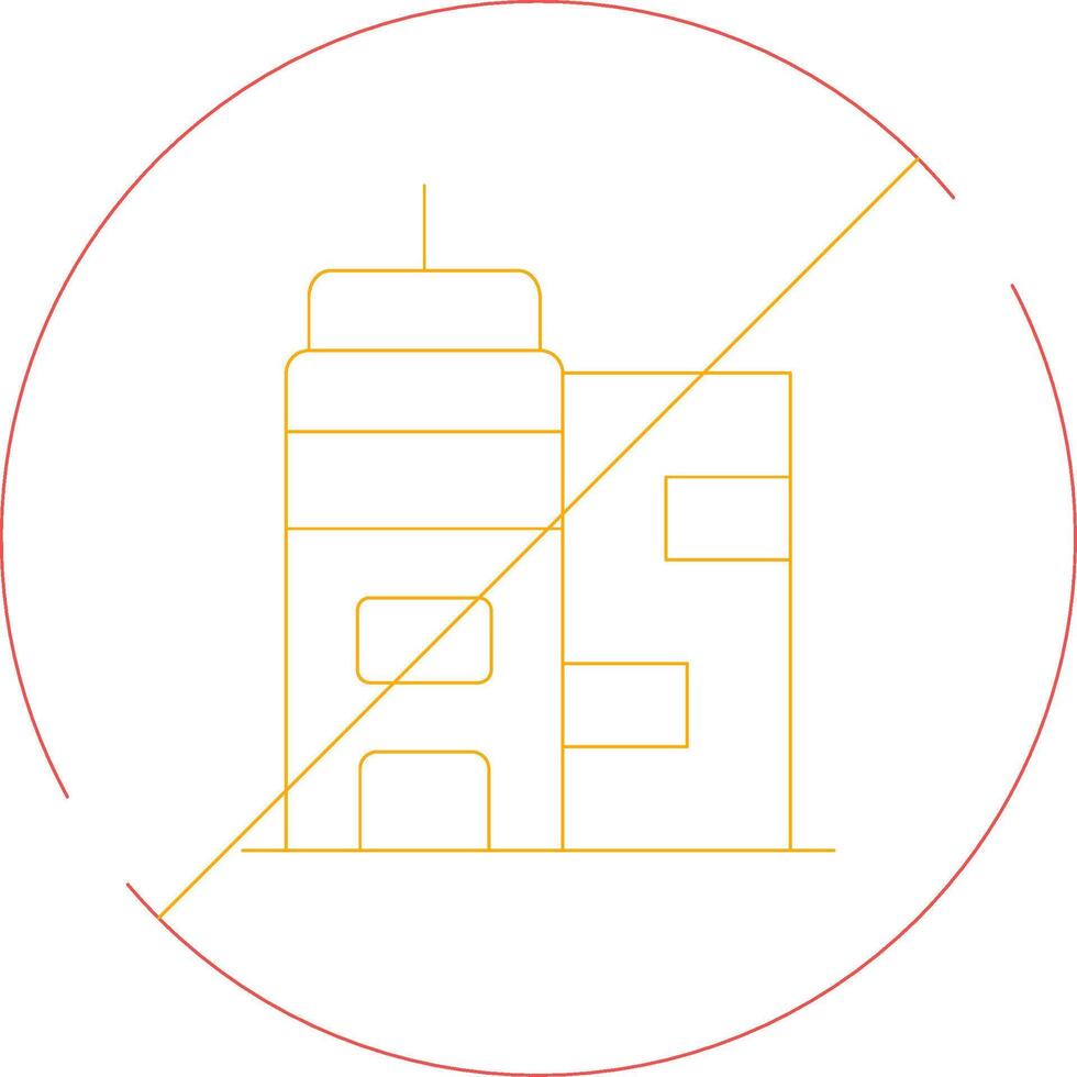 No Commute Creative Icon Design vector