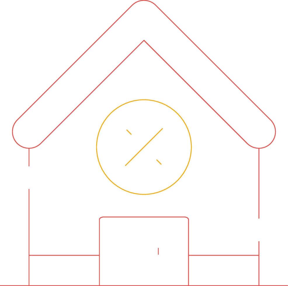 Home Office Tax Deduction Creative Icon Design vector
