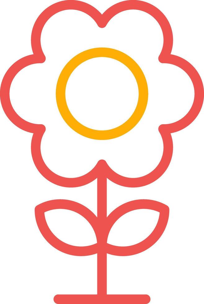 diseño de icono creativo de flor vector