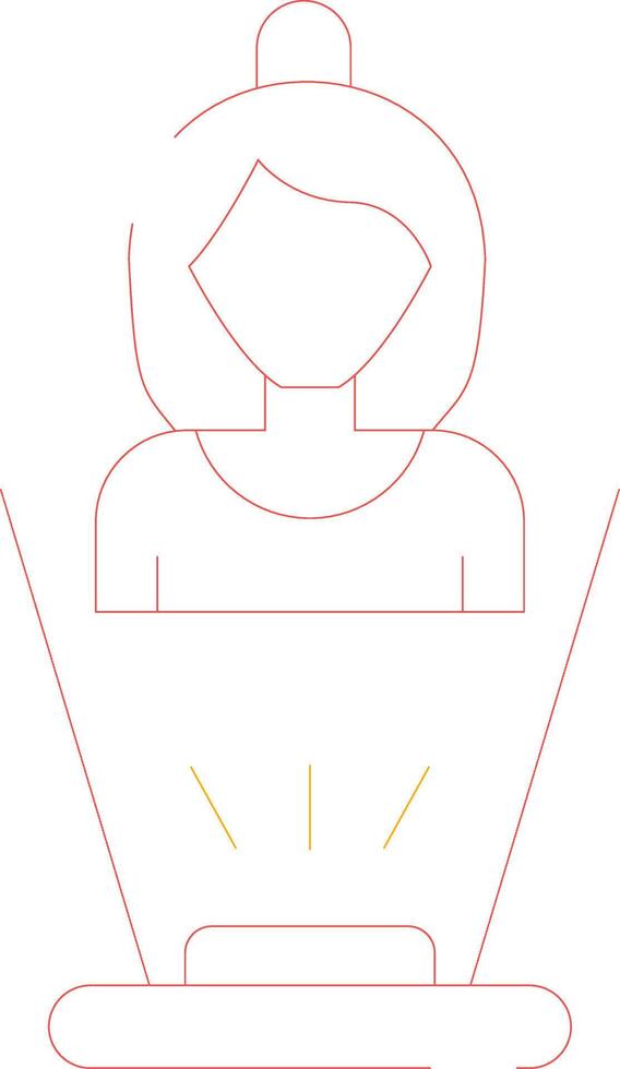 Hologram Creative Icon Design vector