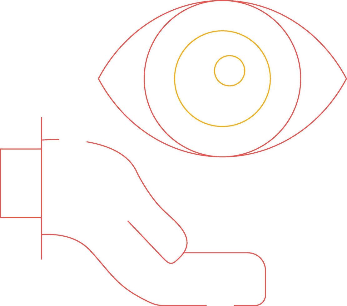Primary Eye Care Creative Icon Design vector