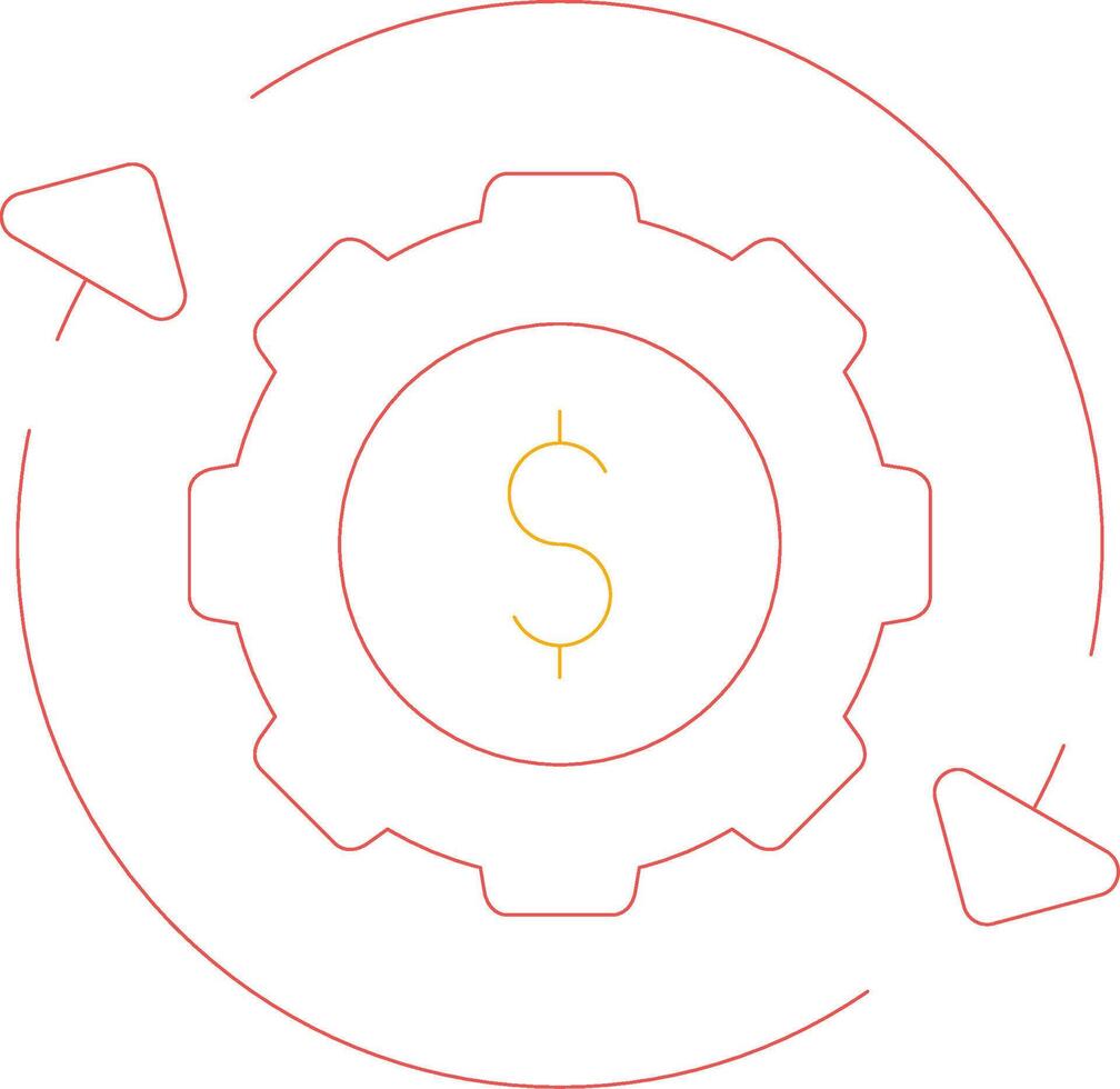 Procedure Cost Creative Icon Design vector