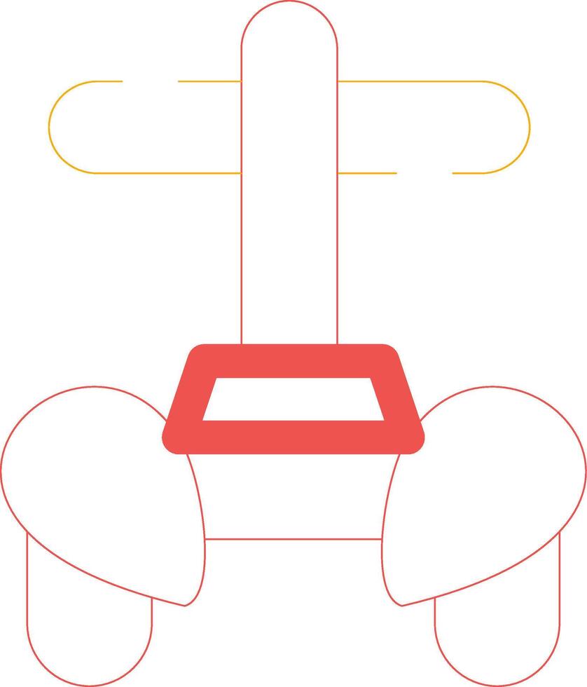 Police Segway Creative Icon Design vector