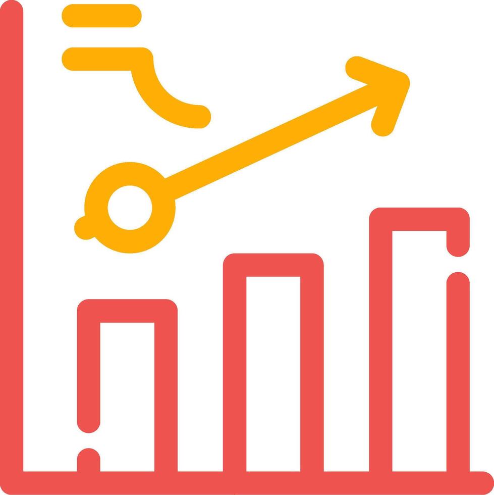 Clustered Bar Creative Icon Design vector
